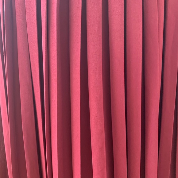 Ted Baker Burgundy Maxi Skirt - Picture 3 of 9